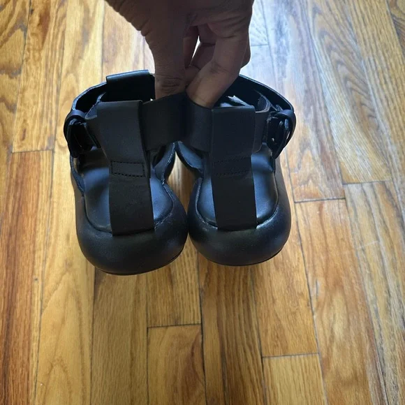 COS Black Leather fisherman Sandals size US 7/ EURO 38 - Picture 6 of 7